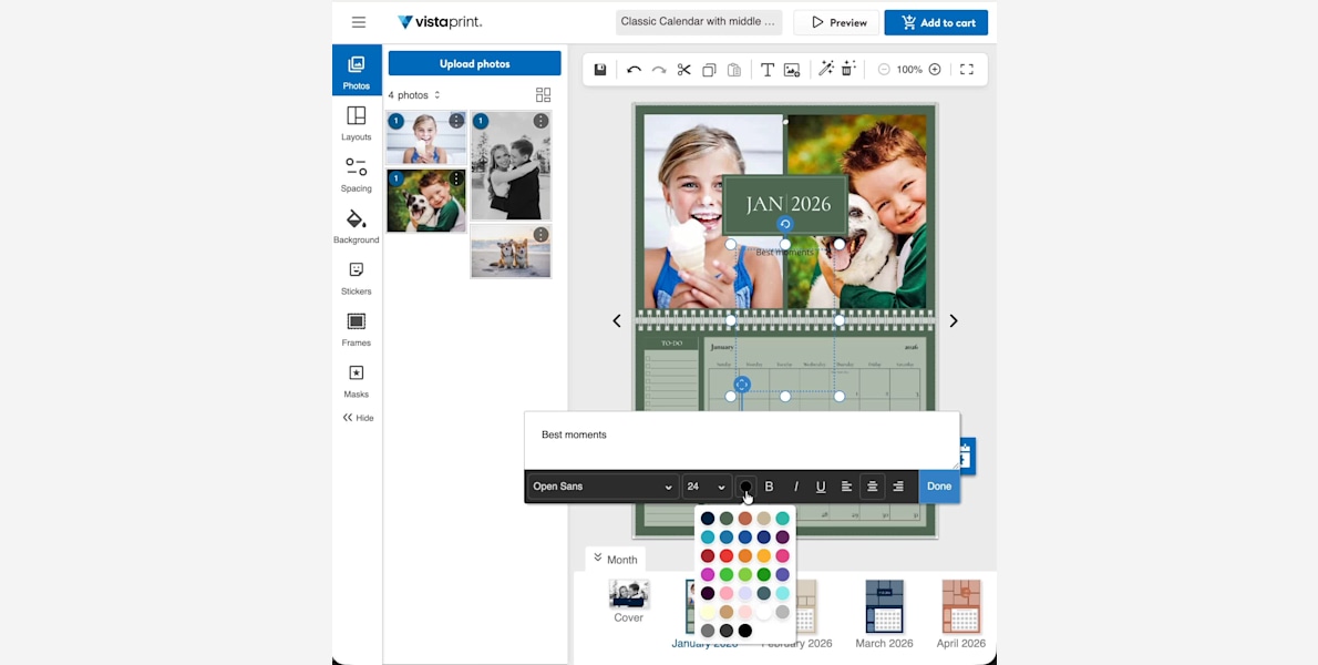 Example 6 of selected product